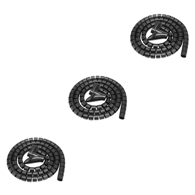Billuyoard Organizador de Cable en espiral Flexible, Protector de Cable de tubería de almacenamiento, enrollador de Cable de gestión, accesorios Type7 NO7