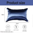 thumbnail image 2 of Funda de Almohada de Satén para Cabello y Piel, Paquete de 2 Fundas de Almohada de Satén de Seda con Cierre de Hotel, Funda de Almohada Fundas de Almohada Suaves y Transpirables 48 x 74 cm, 2 of 6