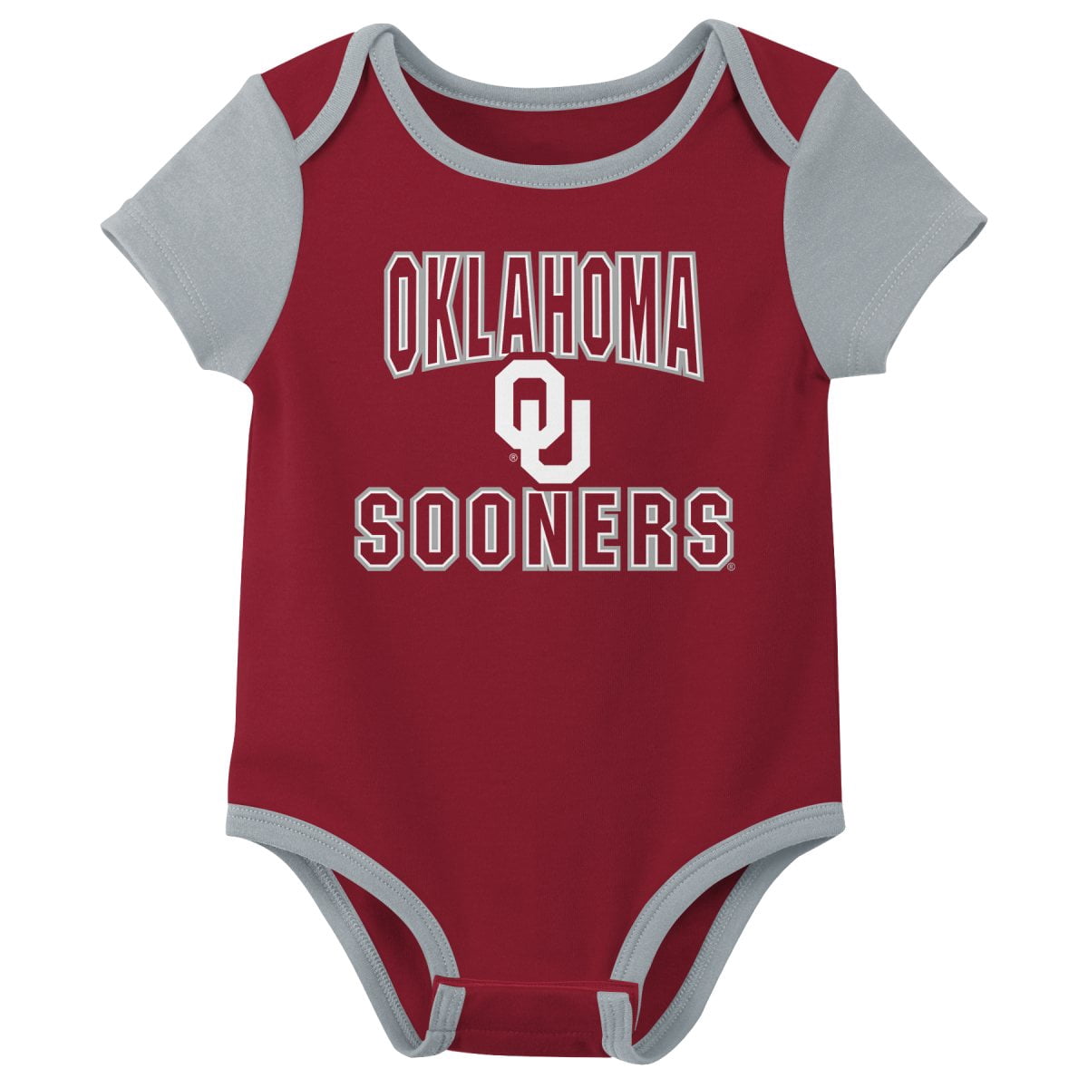 NCAA Oklahoma Sooners Infant & Toddler Onesies, 3-Pack