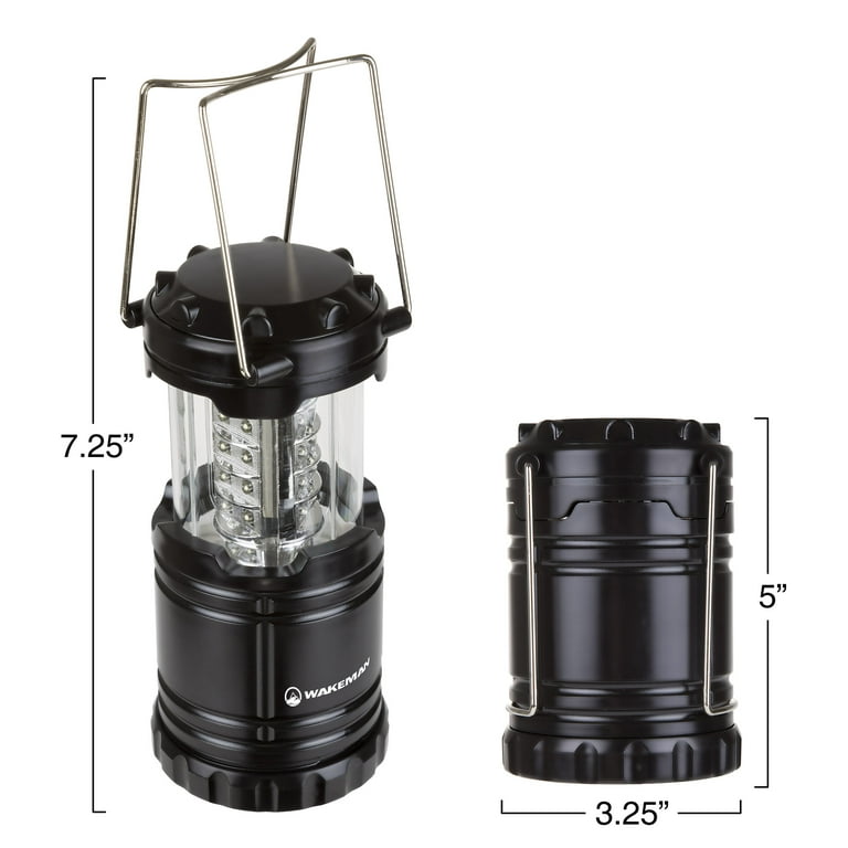 wakeman Camping Lantern with Fan - Weather-Resistant Camping Light with 18  LED Bulbs by Wakeman (Black) & Reviews