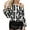 White, variant on Women's Geometric Print Blouse Cold Shoulder Long Sleeve Asymmetrical Neck Tops Dressy Business Work Shirts