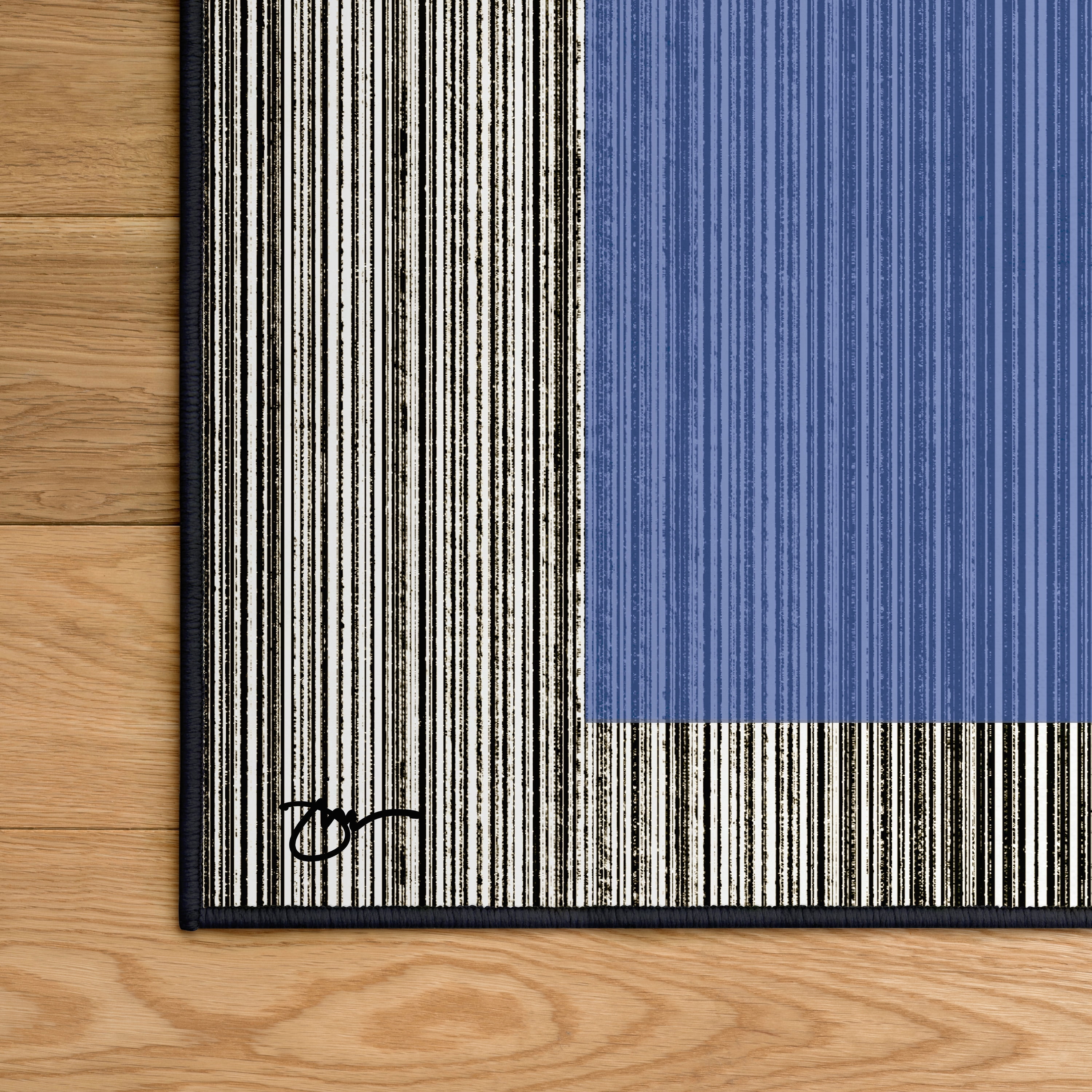 Read Between the Lines II Washable Geometric Art Area Rug size 8'x10', Power-loomed, Heavenly Softness with Non-Slipping Backing