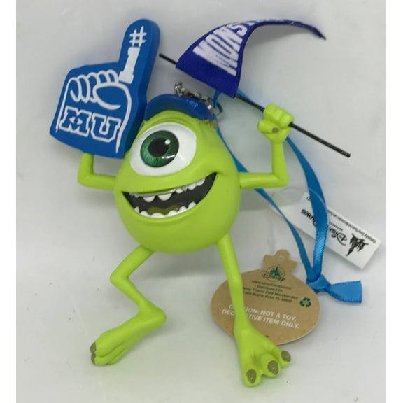Disney Parks Mike Wazowski Monsters University Christmas Ornament New with Tag