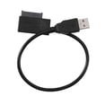 thumbnail image 3 of 5X USB 2.0 to Mini Sata II 7+6 13Pin Adapter Converter Cable for Laptop CD/DVD ROM Slimline Drive, 3 of 4