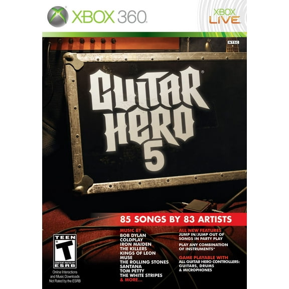 Restored Guitar Hero 5 Xbox 360 (Refurbished)