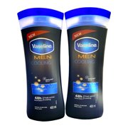 Vaseline Men Cooling 48h Moisturization Fresh Active Cooling Normal To Dry Skin Body Lotion 400ml Pack Of 2