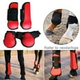 thumbnail image 4 of LOVIVER 2 Paires de Bottes de Tendon de Cheval Set PU Néoprène Bottes de Tendon de Cheval avant L, 4 of 8