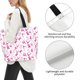 thumbnail image 3 of Fotbe Breast Cancer Awareness4 Bolsa Tote Estética de Lona con Estampado para Mujer - Bolsa Reutilizable de Hombro Casual para Vacaciones, Compras, Trabajo y Gimnasio, 3 of 8