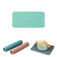 thumbnail image 2 of JWDX Placemat Clearance, Silicone Dish Drying Mat 2025 New Kitchen Sink Silicone Draining Mat Fast Drying Stone Sink Tray Heat Silicone Mat Easy Clean Raised Edge Holds Water, 2 of 2