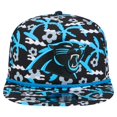 thumbnail image 2 of Men's New Era Black Carolina Panthers Wakey Wakey Golfer Snapback Hat, 2 of 6