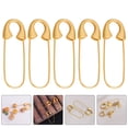 thumbnail image 3 of Miangastore 5Pcs Metal Brooches Pin DIY Metal Pins Clothes Pin Metal Brooch Pin for Jewelry Making, 3 of 8