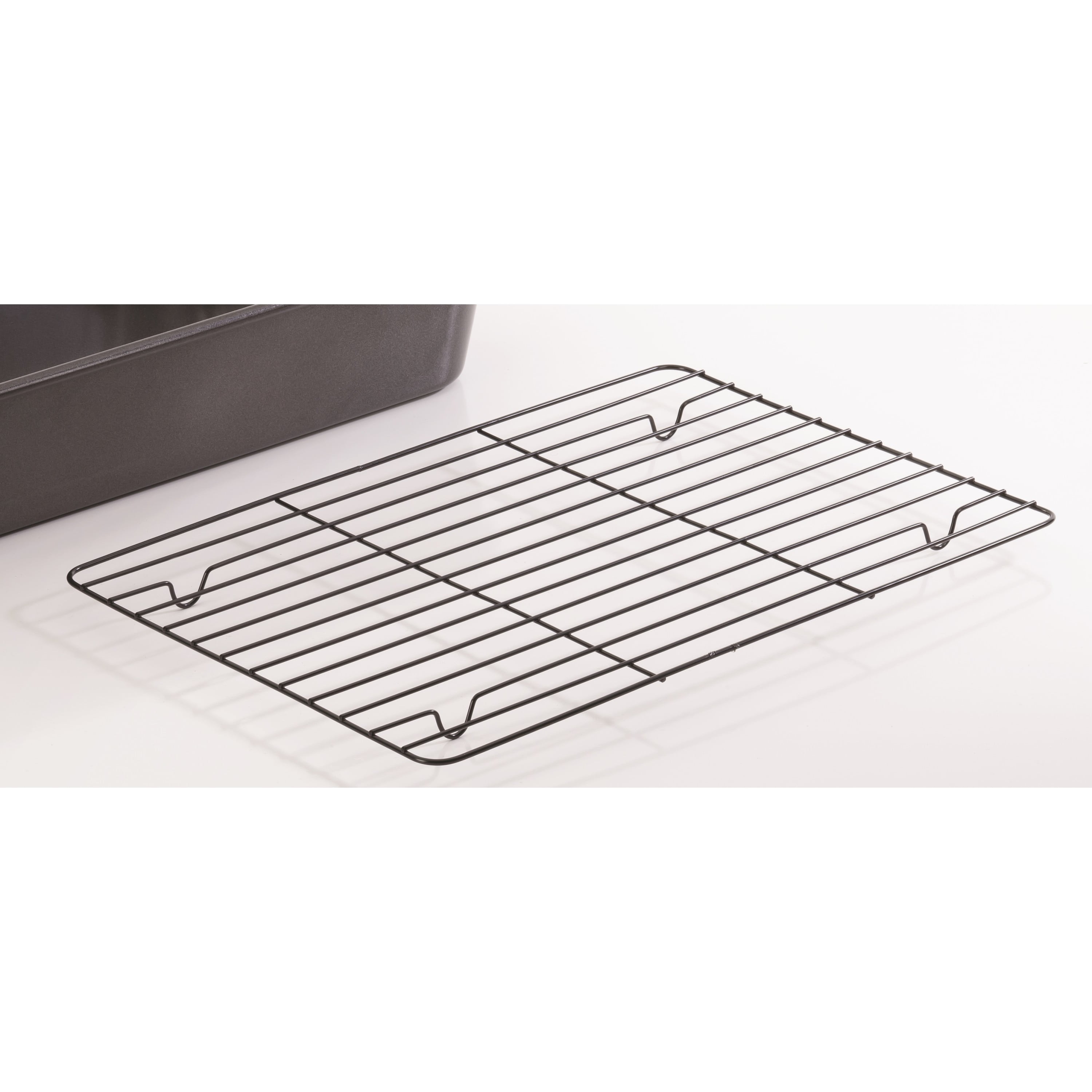 OVENTE 13 in. x 9.38 in. Dishwasher-Safe Stainless Steel Roasting Pan with Wire  Rack and Handles CWR23131S - The Home Depot