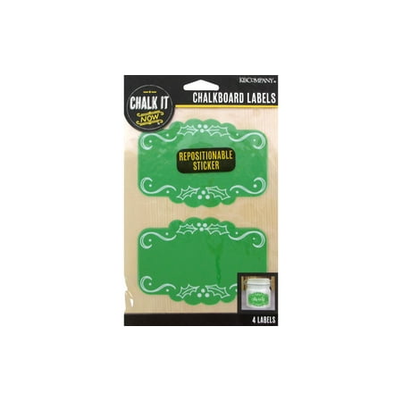 Photo Scroll Box - K&Co Chalk It Now Label Scroll Frame Green