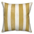 thumbnail image 2 of Creative Products Watercolor Stripe Yellow 18 x 18 Indoor / Outdoor Pillow, 2 of 3
