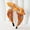 Orange, variant on ​ Football Print Bunny Ear Headband with Bow - Soft Fabric Sports Hair Hoop for Women & Girls, Cute Spring Outfits Accessory (Multi-Color)