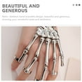 thumbnail image 6 of 2 Pcs Jewlery Skeleton Costume Accessories Goth Bracelet Goth Accessories Ghost Hand Skull Bracelet Wristband Alloy, 6 of 6