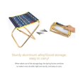 thumbnail image 4 of Sonducket Silla plegable de aluminio para barbacoa al aire libre, taburete para acampar, pesca, Camping, silla de pesca plegable para exteriores carpas sol, 4 of 6
