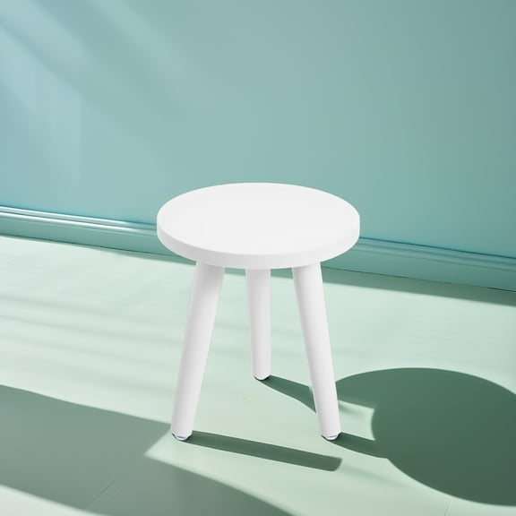 LEORX White Wooden Flowerpot Stand for Indoor Outdoor Garden Display