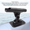 thumbnail image 3 of Soporte de la Caña de Pesca de Bote inflable, Soporte de Varilla de Kayak Ajustable de 360 Grados, Seguro de la Base Fija, Inserción Rápida Nylon para Kayak, 3 of 7