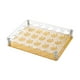 thumbnail image 1 of Bandeja para Vasos de Vidrio Estante para Vasos de Acrílico Bandeja para Servir Tazas Ahorre Espacio Estante de Almacenamiento para Tazas de Té Indepe , de 24 hoyos Áurea de 24 hoyos, 1 of 7