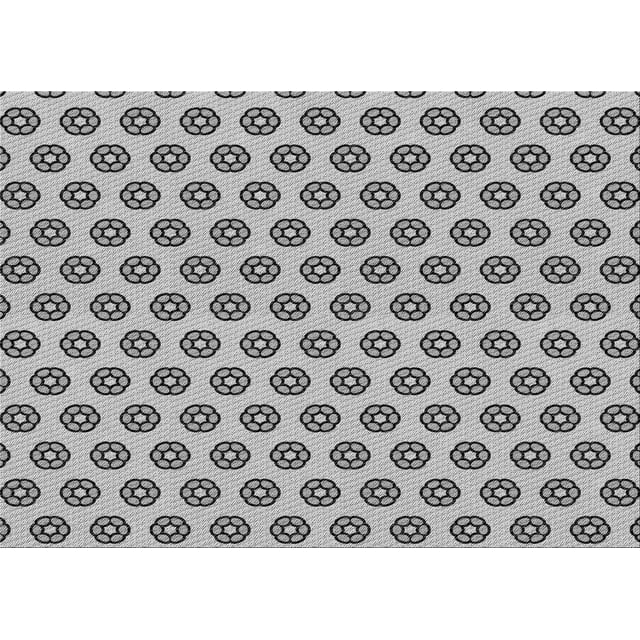 Ahgly Company Machine Washable Indoor Rectangle Transitional Platinum Silver Gray Area Rugs, 2' x 4'
