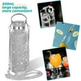 thumbnail image 4 of SHILIU-Diamond Bouteille d'Eau Bling Rhinestone en Acier Inoxydable Bouteille Thermique Rechargeable Isolée avec Chaîne pour Femmes Filles Cadeaux (750 ml, Argent), 4 of 4
