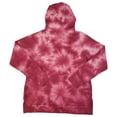 thumbnail image 2 of Green Tea Women's Tie Dye Hoodie w/ Split Hem Waistband (Mauve/White, M), 2 of 2