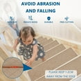 thumbnail image 5 of MOONORAH Non-Slip Washable Staircase and Floor Step Tread, Polyester Begie, 30'' X 8'', 15 Count, 5 of 8