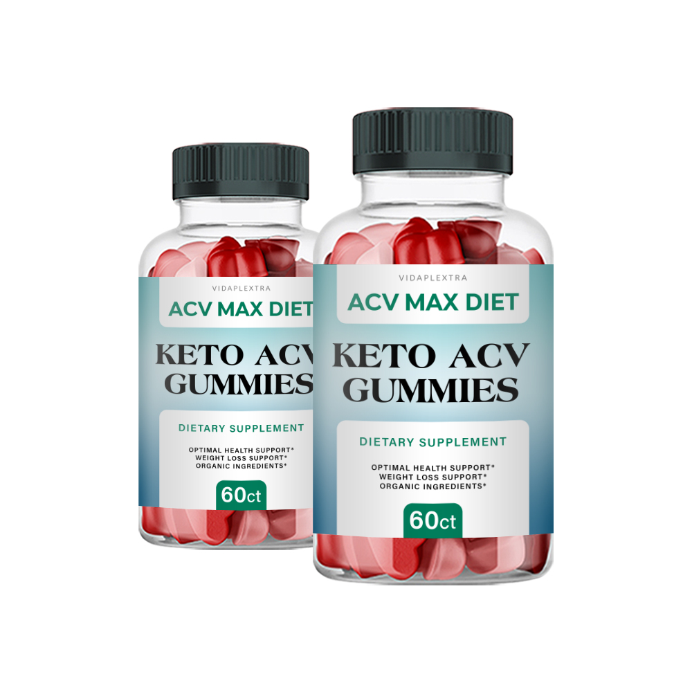 (2 Pack) ACV Max Diet Gummies ACV Max Diet Keto + ACV Gummies