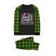 thumbnail image 2 of Pijama familiar europeo con estampado navideño de moda, traje para padres e hijos, blusa y pantalones de poliéster para mujer, 2 of 3