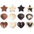 thumbnail image 4 of Moldes de silicona para tartas/bandejas para hielo, molde de silicona con forma de corazón, estrella y concha. Para hacer cubitos de hielo, chocolate, caramelos, tartas, gelatina, etc., paquete de 3 p, 4 of 5