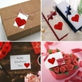 thumbnail image 6 of 1inch Red Heart Shape Labels Stickers Yayun Shinny Red Heart Stickers Red Heart Stickers Decorations for Anniversary Candy Gift Box Party 500Pcs, 6 of 7