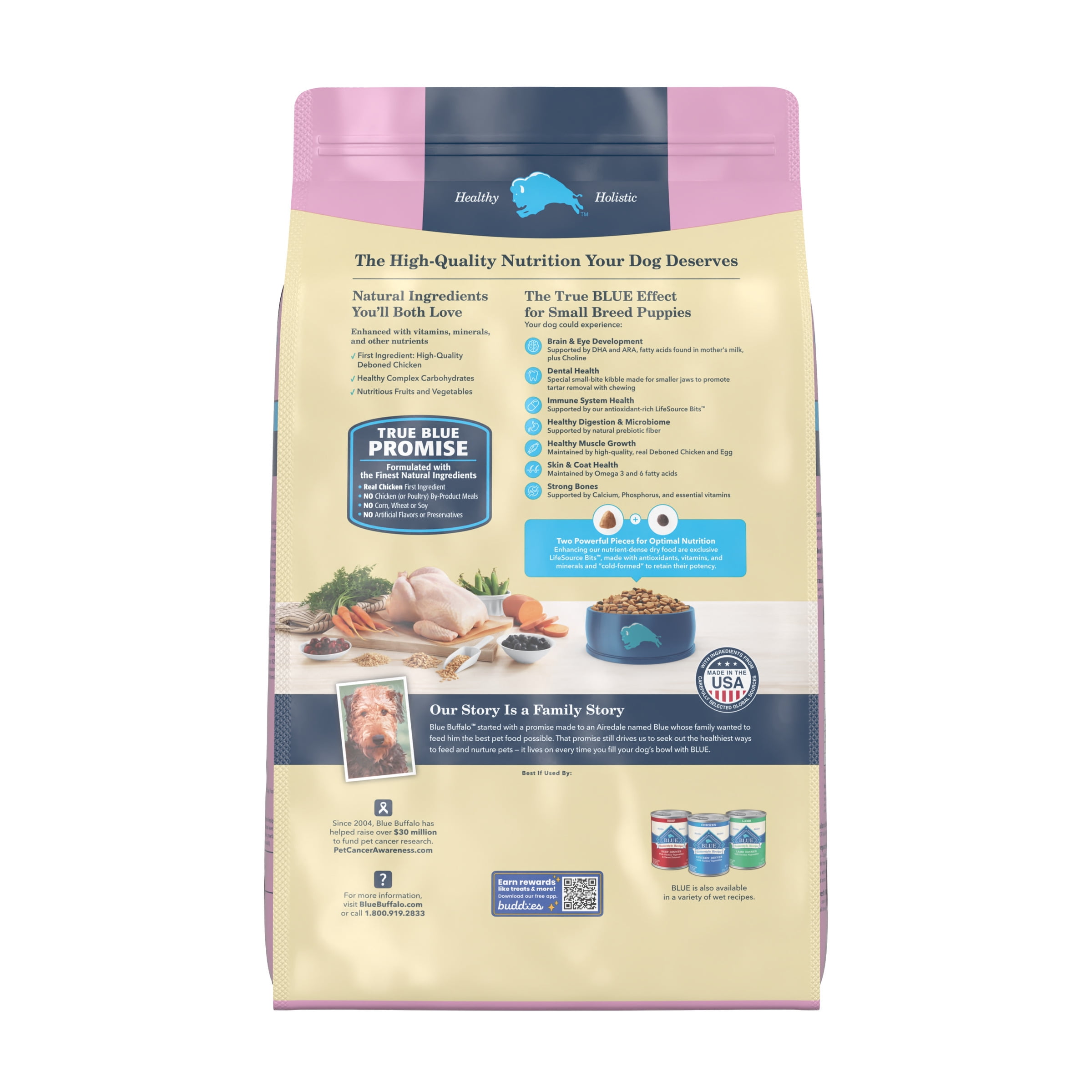 Blue buffalo small outlet breed puppy dog food