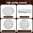 thumbnail image 6 of Threns Round Wood Tray Decorative Coffee Table Tray Wood Beaded Tray Serving Tray for Kitchen Dining Room,11.8", 6 of 8