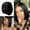 Black-3, variant on Human Hair Blend Wig for Women, Shoulder Length Straight Wig, Natural Looking Full Hair Wig, Heat Friendly Synthetic and Human Hair Blend Wig for Daily Wear(White,One Size)