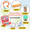 thumbnail image 2 of Set de oficina para juego de simulación para niños Everideals con laptop y celular de juguete, 2 of 7