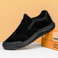 thumbnail image 4 of Zapatos de hombre, zapatos de protección transpirables de otoño, zapatos de hombre de caña baja, impermeables, antideslizantes, resistentes al desgaste, sin cordones, para trabajo al aire libre, 4 of 6