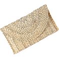 thumbnail image 1 of ZHAOCHENG Bolso de mano de paja para la noche, bolso cruzado de paja, bolsos de playa de verano para mujer, bolso de paja tejido tipo sobre, bolsos de fiesta para fiestas de noche, 1 of 5