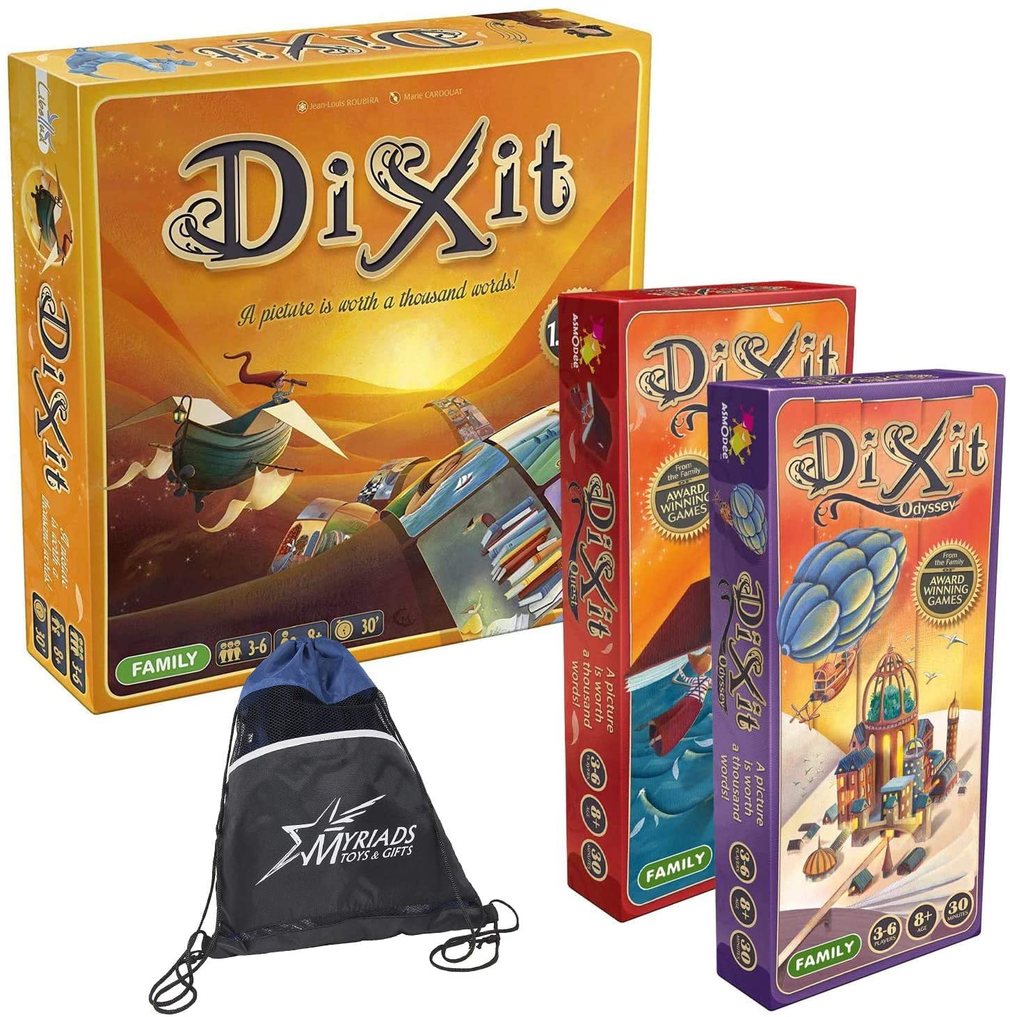 Asmodee Dixit Quest Expansion Brand New FREE SHIPPING 