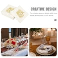 thumbnail image 3 of Minkissy 50 Sheets White Paper Napkins for Parties and Everyday Use with Delicate Design, 3 of 5