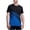 Dark Blue, variant on Iyufng Men's Athletic Shirts Printed Summer Breathable Quick-Dry Fitness Tops