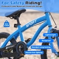 thumbnail image 6 of Enjoyrun 14" Kids Bike,Bike for Boys and Girls with Training Wheels,Children's Bicycles for Ages 3–7,Blue, 6 of 7
