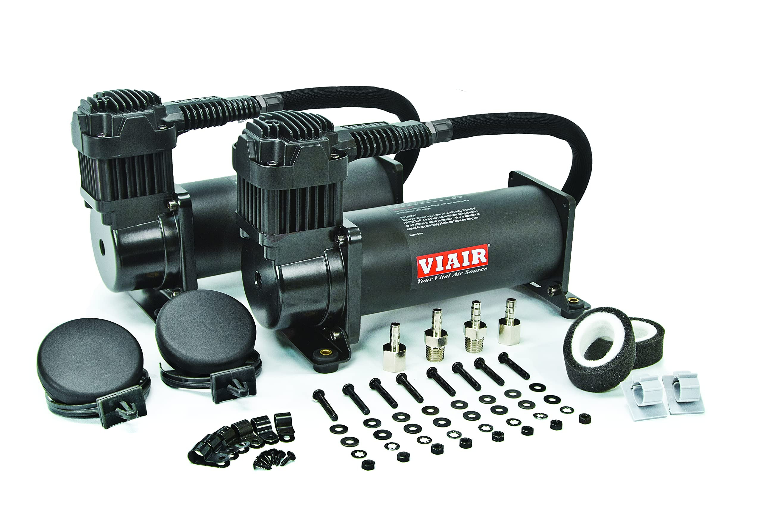 Compresor de aire VIAIR 444C Dual 12V 200 PSI para suspensión neumática ...
