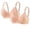 Khaki, variant on Ohufall 2PC Women's Bra Adjustable Strap Deep V Push Up Bra Wirefree Comfort Support Seamless Underwear