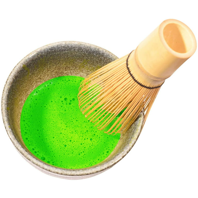 Keimprove Bamboo Matcha Green Tea Whisk Chasen, Matcha Stirrer, Beige