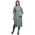 thumbnail image 1 of Bimba Viscose Santoon Kurta Summer Tunic Printed Straight KurtisForWomen, 1 of 5