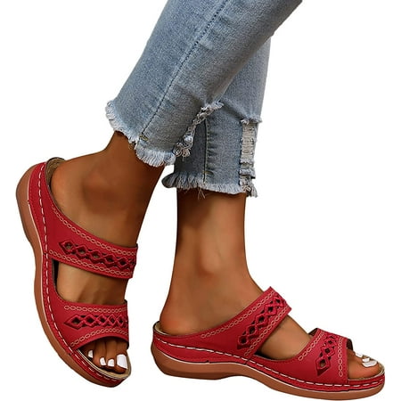 

Women s Sandals Summer 2023 Womens Sandals Open Toe Flip Flops Slippers Casual Summer Beach Rhinestone Sandals