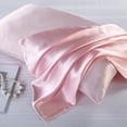 thumbnail image 2 of Wrinkle Resistant Satin Pillowcase, Silky Soft & Luxurious Bedding, Less Friction for Hair and Skin (2 Pack Standard Size), 2 of 5