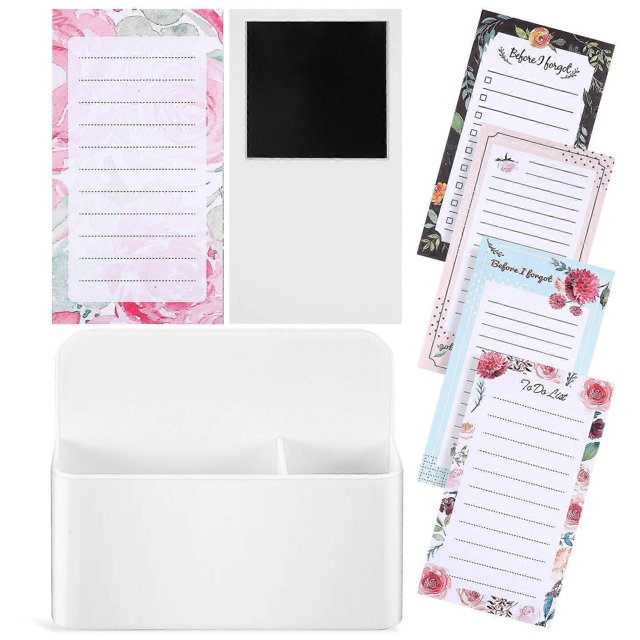 Grocery List Notepad With Pen Home Decor Memo Recording Rectangular Shape 1 Set