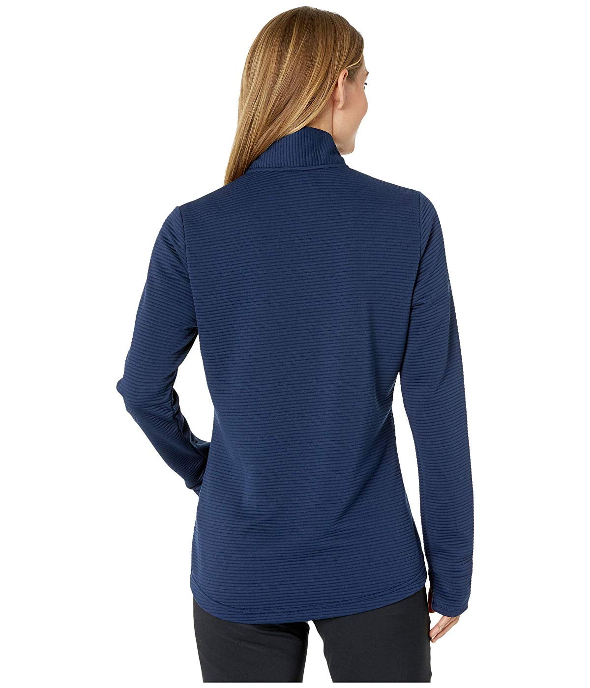 adidas Ladies Essentials Full-Zip Sweatshirt Night Indigo Large